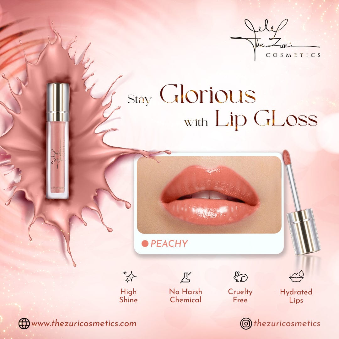 Peachy Lip Gloss - The Zuri Cosmetics