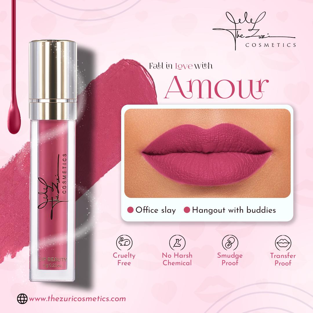 Amour Liquid Lipstick - The Zuri Cosmetics