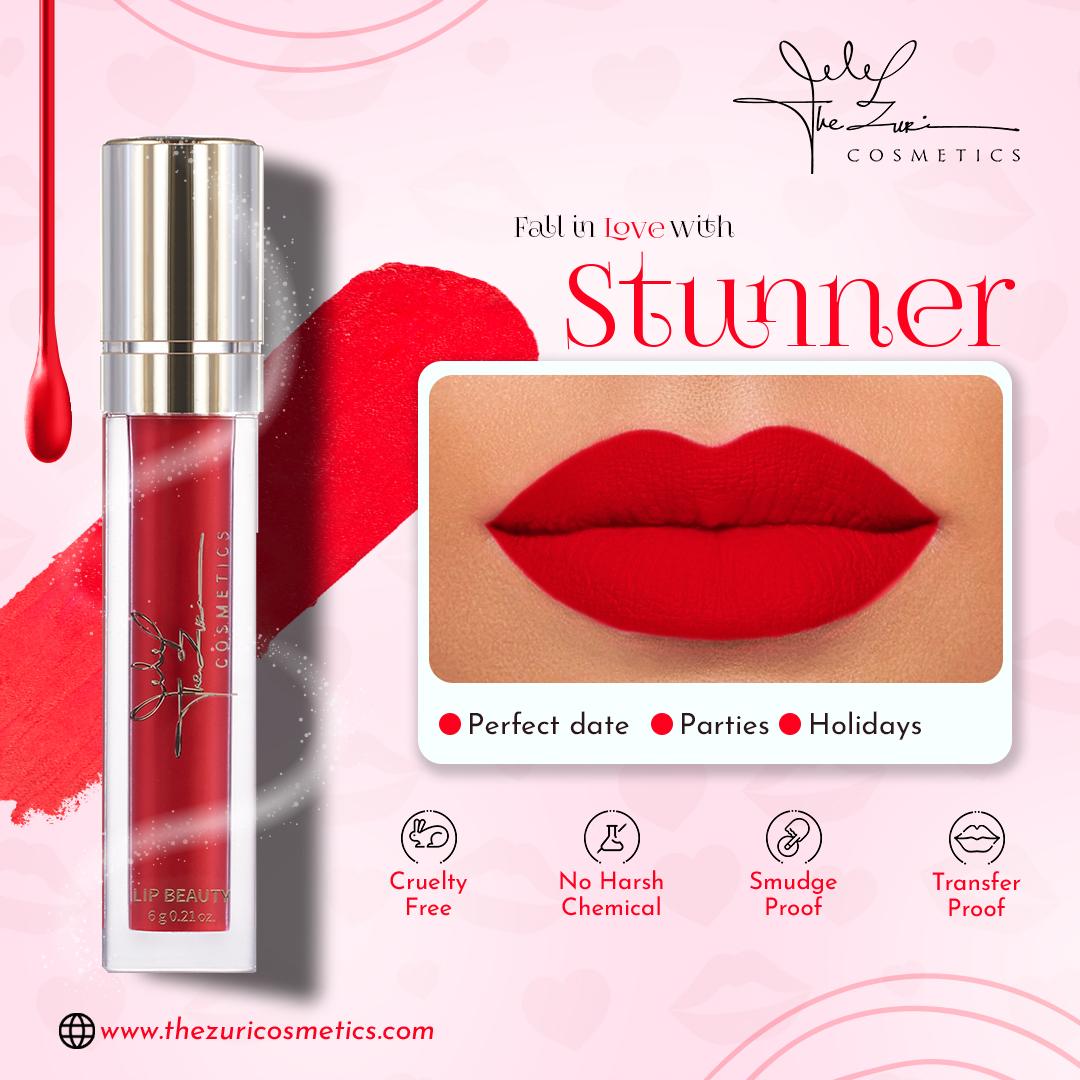 Stunner Liquid Lipstick - The Zuri Cosmetics