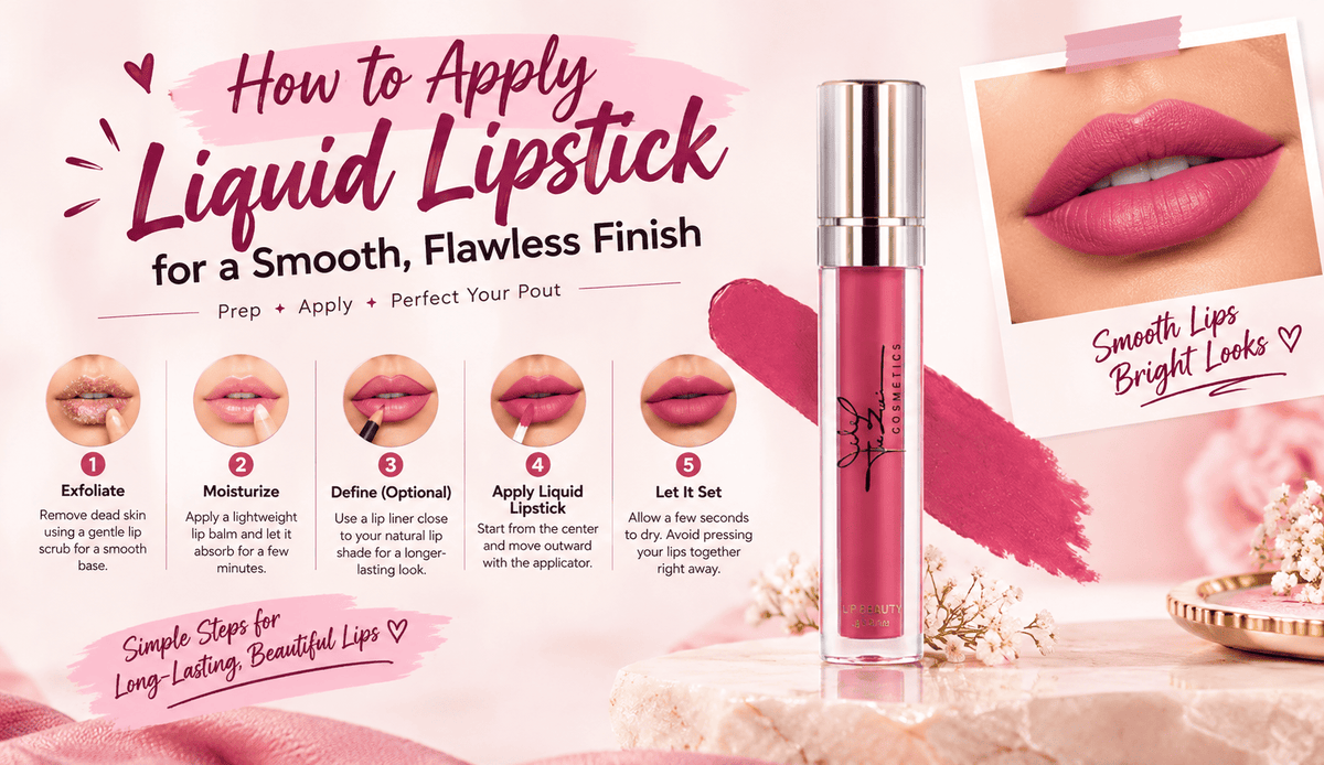 How to Apply Liquid Lipstick for a Smooth, Flawless Finish